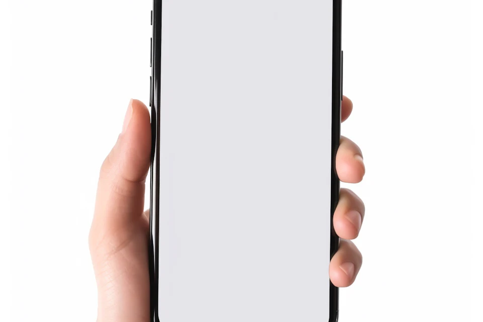 Person holding a phone in one hand